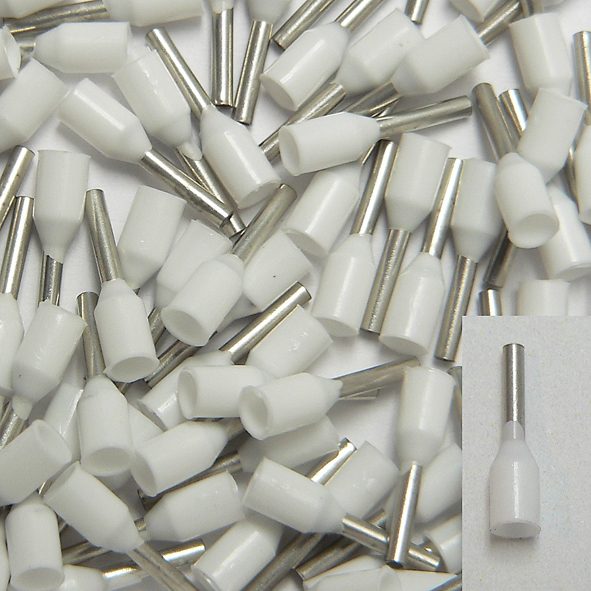 KLAUKE 169/6 ADEREINDHULS 0.5MM2 WT L=6 afbeelding 2