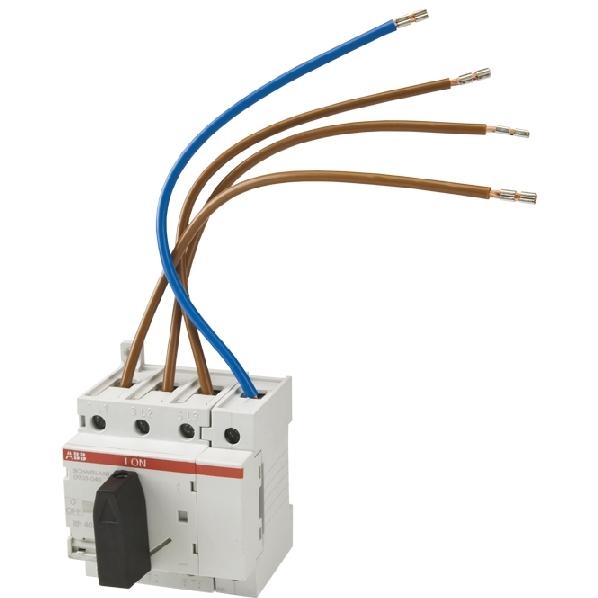 ABB HAF 0903.041-B DRAAISCH 4P 63A INCL AANSLDR afbeelding 2