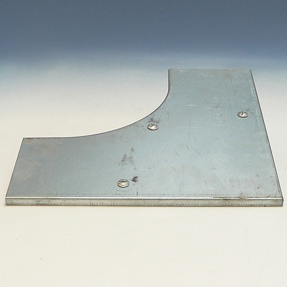 Kabelgoot hoekstukdeksel dr.sl. 100mm RESDV100 afbeelding 2