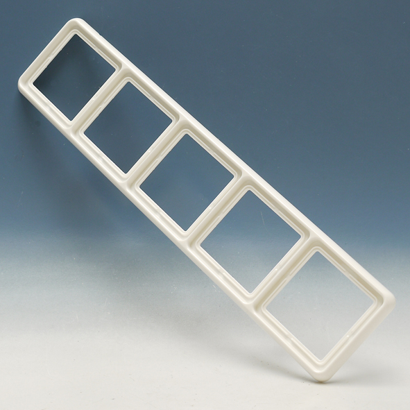 Afdekraam 5v duroplast alpinewit CD afbeelding 2