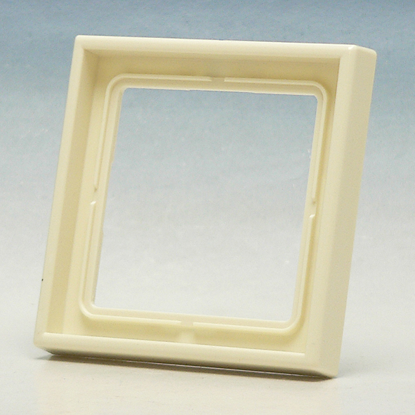 Afdekraam 1v duroplast crème LS