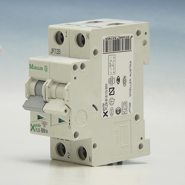 EATON PLZ6-B16/1N-MW AUTOMAAT B16A 6KA 1P+N 36MM afbeelding 2