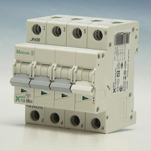 EATON PLS6-B16/3N-MW AUTOMAAT B16A 6KA 3P+N
