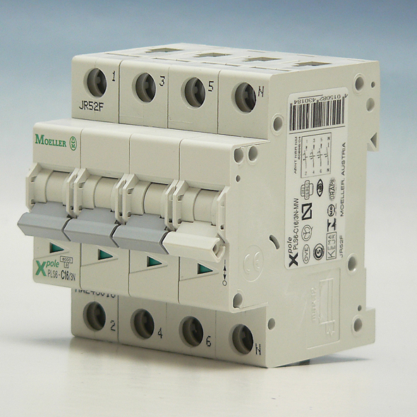EATON PLS6-C16/3N-MW AUTOMAAT C16A 6KA 3P+N afbeelding 2