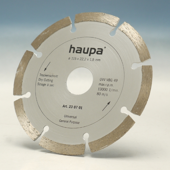 HAUPA 230701 SLIJPSCHIJF DIAMANT 115X22.2