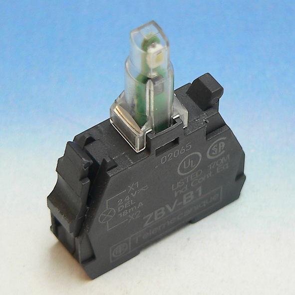 SCHNEIDER ZBVB1 LED ELEMENT 24VACDC WT afbeelding 2