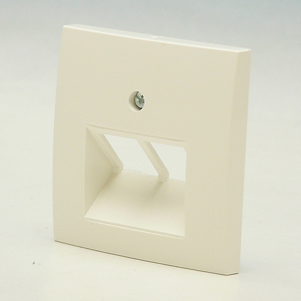 Centraalplaat UAE doos 2 x RJ45 Berker S1 polar wit 14098989 afbeelding 2