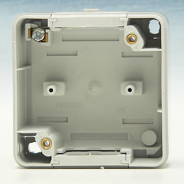 Opbouwbehuizing IP44 1v 2x inv WG8