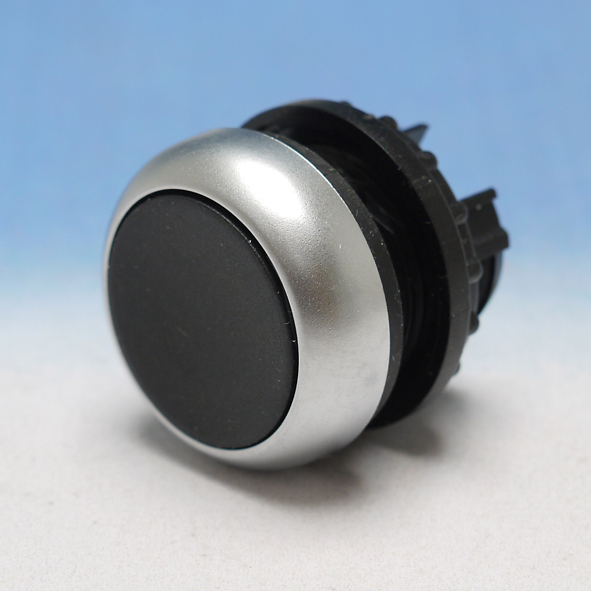 EATON M22-DR-S KNOP DRUK VLAK VAST ZW afbeelding 2