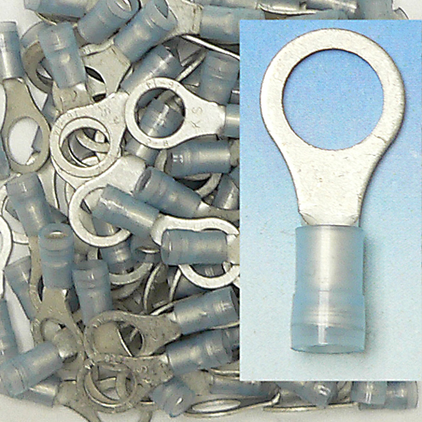 Nylon Geïsoleerde Super Ringkabelschoen M8 voor 1,5-2,5 mm2 afbeelding 2
