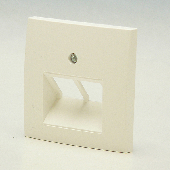 Centraalplaat UAE doos 2 x RJ45 Berker S1 polar wit mat 14091909 afbeelding 2