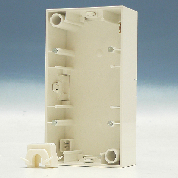 BERKER 10428989 OPBOUWRAND 2V S1 POLARWIT GL afbeelding 2
