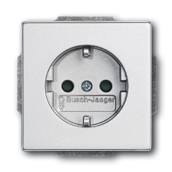 Busch-Jaeger inbouwwandcontactdoos 20 EUC-83 aluzilver (2CKA002011A3798) afbeelding 2