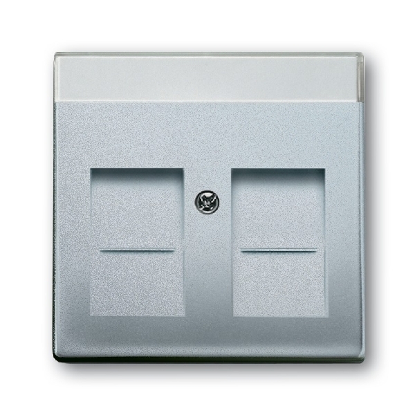 Busch-Jaeger centraalplaat 1800-83 aluzilver (2CKA001710A3676) afbeelding 2