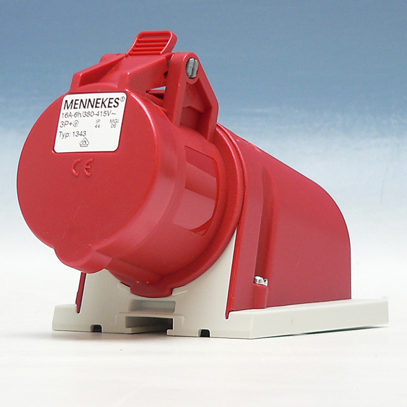 CEE krachtstopcontact 16A 4 polig 1343 Mennekens