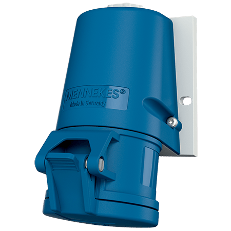 Mennekes Cee TwinCONTACT wandcontactdoos 16A en 3-polig blauw 230V (1341)