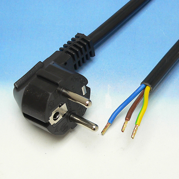 HAKA AANSL 3X1.5 AANSLUITSN 90G2M ZW PVC afbeelding 2
