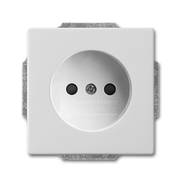 Busch-Jaeger wandcontactdoos 2300 UCRKS-84 studiowit (2CKA002113A0511) afbeelding 2