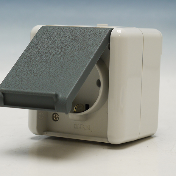 WCD RA IP44 1v slv kd met bak WG8