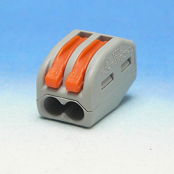 Wago laskem met hevel 2 polig