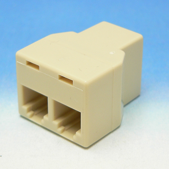 KLEMKO RJ12TFMFMFMR SPLITTER RJ12 3XFEM 183412 afbeelding 2