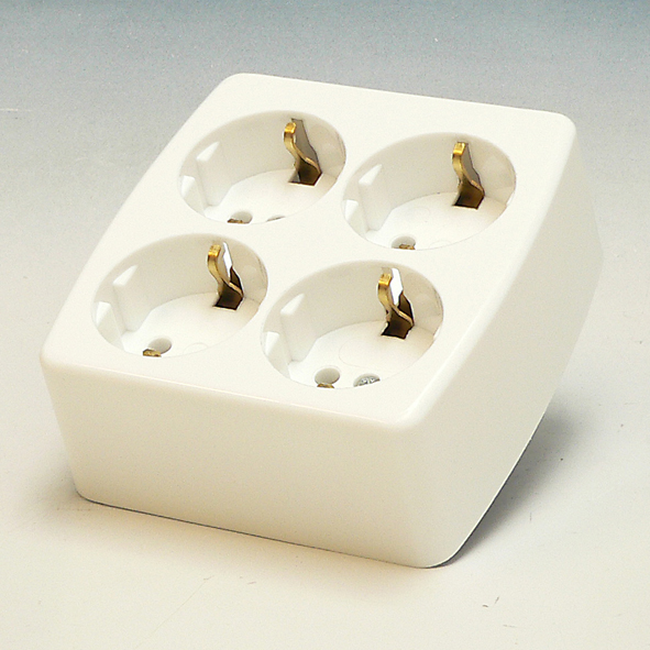 4 voudig stopcontact opbouw Martin Kaiser 536 Contactdooscombinatie | 536/KWS afbeelding 2