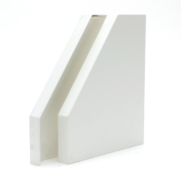 Eindkap RK L/R verdeelkap 230mm RAL9010 helderwit afbeelding 2