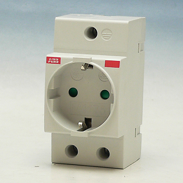 ABB-HAF | Wandcontactdoos met randaarde afbeelding 2
