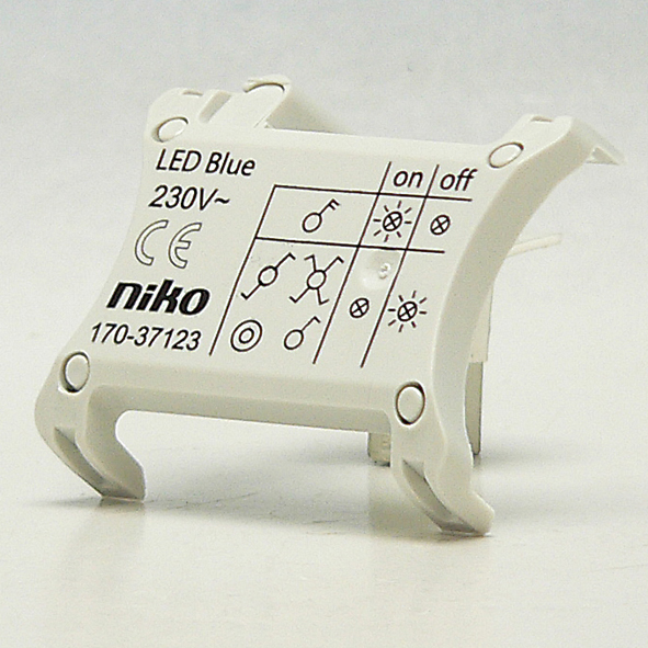 LED-element 230V blauw schroef 170-37123