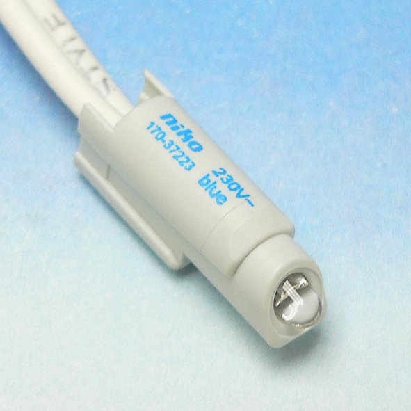 LED-inzet bedr. 230V blauw 170-37223