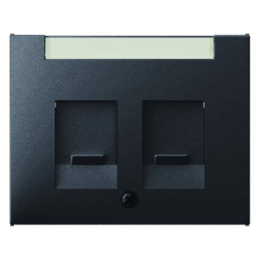BERKER 11827006 CPL M TKST/STOFSCH 2V K1 ANTR afbeelding 2
