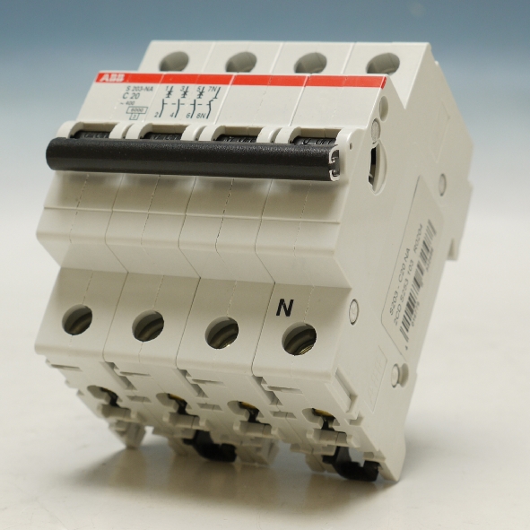 ABB S 203 C40 NA AUTOMAAT C40A 6KA 3P+N afbeelding 2