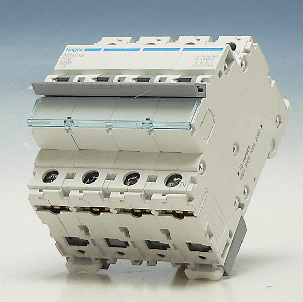 Hager Installatieautomaat 3-P+N B16A 10kA NBN616 afbeelding 2