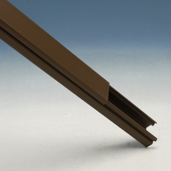 KLEINHUIS HKL2030.5 PVC GOOT+DKS 20X30 BRUIN(1=1M) afbeelding 2