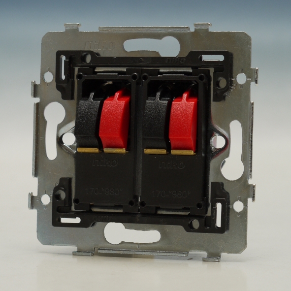Sokkel 2xluidspr. aansl. 4mm² 170-79701 afbeelding 2