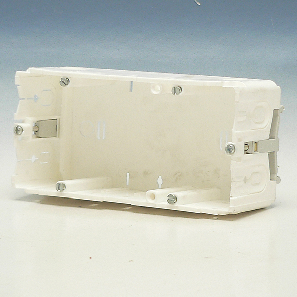 Montagedoos 2v 50mm wit afbeelding 2