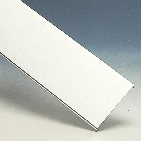 Wandgoot deksel 80mm 3m aluminium afbeelding 2