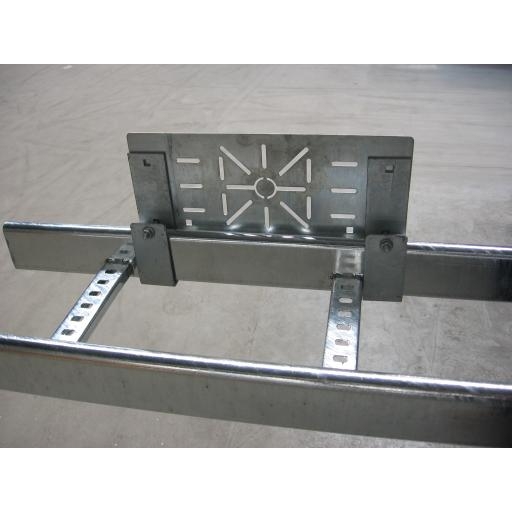 Kabelladder montageplaat vert. 112x280mm VOC/VOT afbeelding 2