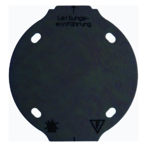 BERKER 133111 BODEMPLAAT 1V 1930 ZWART afbeelding 2