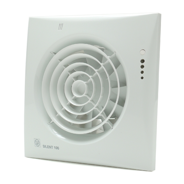 SOLER EN P SILENT 100 CHZ VISU TOILET/BADK VENT 95 afbeelding 2