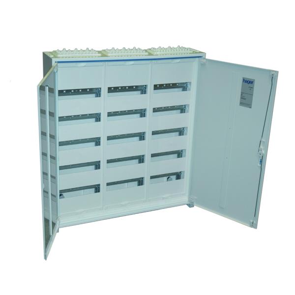 Hager Verdeler 800x800x161mm 180 modulen IP44 wit FWQ53P