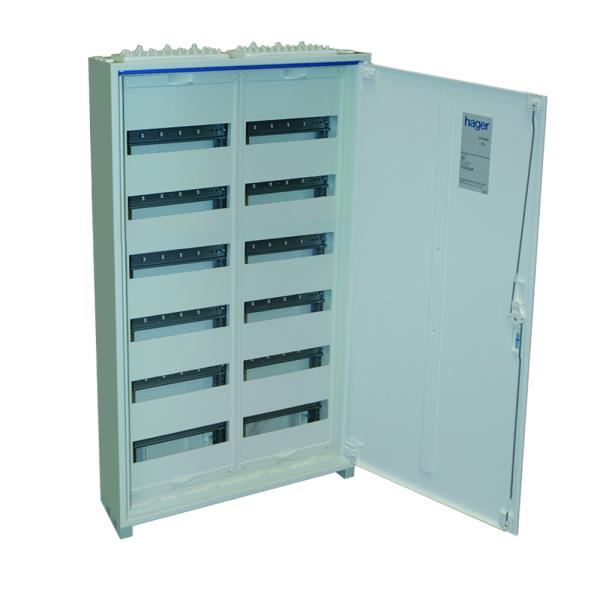 Hager Verdeler 550x950x161mm 144 modulen IP44 wit FWQ62P afbeelding 2