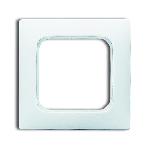 Busch-Jaeger afdekraam 1-voudig wit 2511-214K Linear (2CKA001725A1494) afbeelding 2