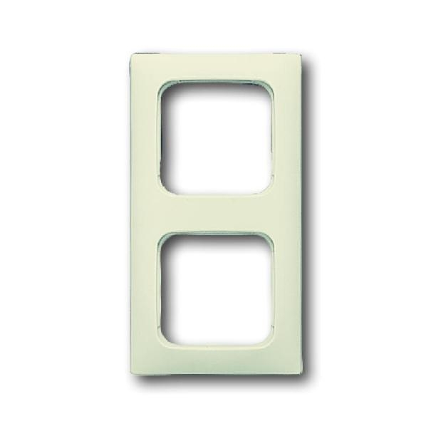 Afdekraam rechthoekig 2 gaats creme Busch Jaeger (2CKA001725A1490) afbeelding 2