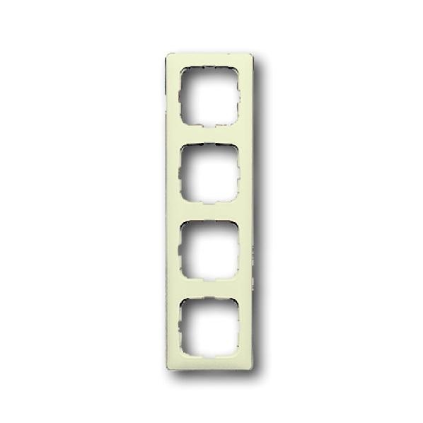 Afdekraam rechthoekig 4 gaats creme Busch Jaeger (2CKA001725A1492) afbeelding 2