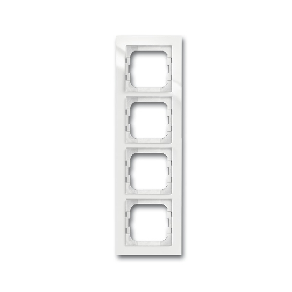 Busch-Jaeger Axcent afdekraam4-voudig studiowit (2CKA001754A4346) afbeelding 2