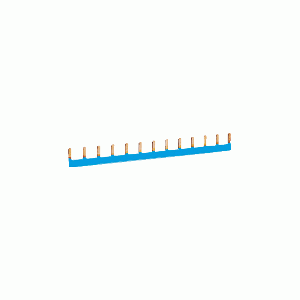 Hager Aansluitrail 13x1-polig 63A blauw KB163N