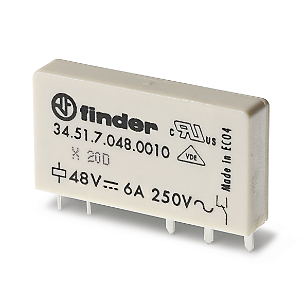 FINDER 34.51.7.024.0010 RELAIS 1W 6A 24VDC