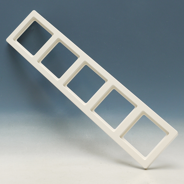 Berker Q.1 afdekraam 5-voudig polarwit (10156089) afbeelding 2