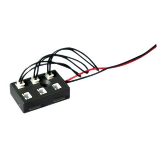 LED aansluitsnoer 6 voudig 2M Klemko 860810